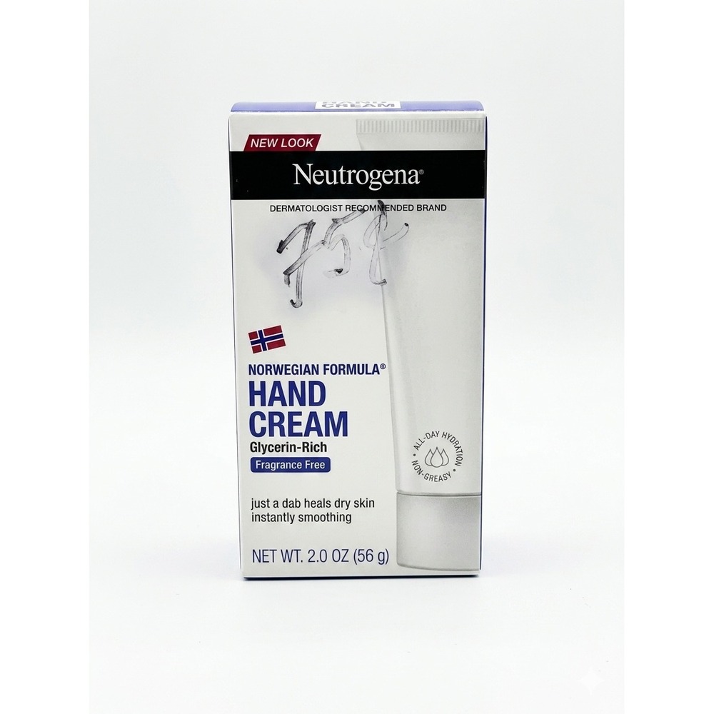 Neutrogena Norwegian Formula Hand Cream Fragrance Free 2.0 oz Glycerin Rich NEW‎